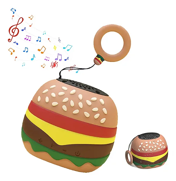 Caixa de Som Bluetooth Hamburger T-77 3W.