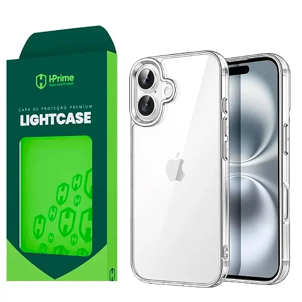 Capa Transparente HPrime LightCase Apple iPhone 17.