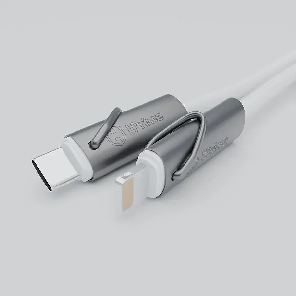 Cabo USB HPrime LoopCharge 30W Tipo C x Lightning.
