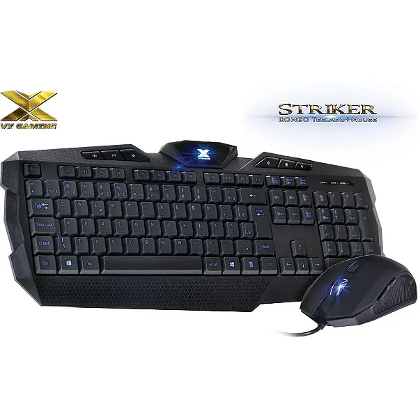 Teclado + Mouse Striker VX Gaming Vinik.