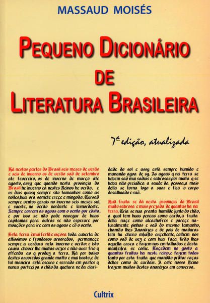 PEQUENO DICIONÁRIO DE LITERATURA BRASILEIRA