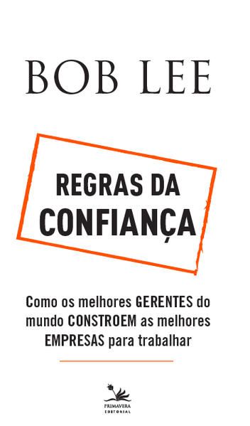 REGRAS DA CONFIANÇA