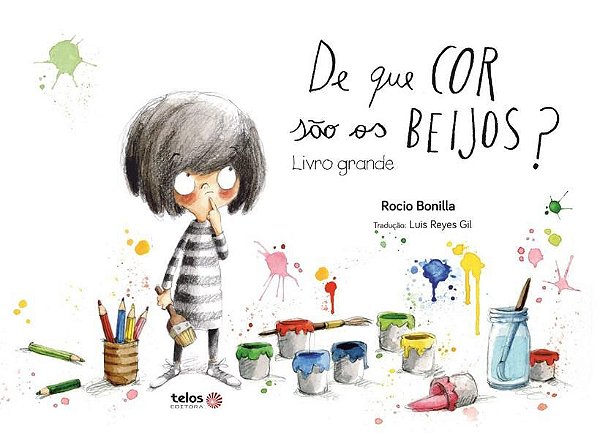 DE QUE COR SÃO OS BEIJOS? LIVRO GRANDE