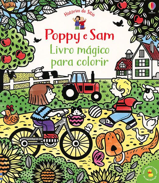 POPPY E SAM: LIVRO MÁGICO PARA COLORIR