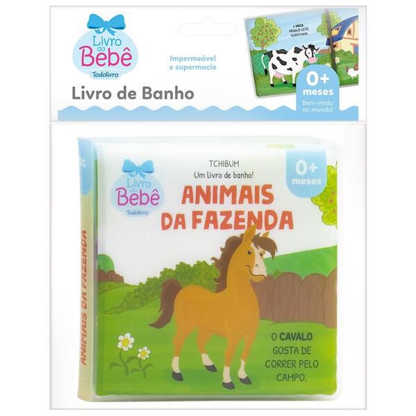TCHIBUM – UM LIVRO DE BANHO! ANIMAIS DA FAZENDA