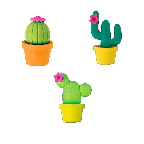 BORRACHA TILIBRA CACTUS UNIDADE - SORTIDO