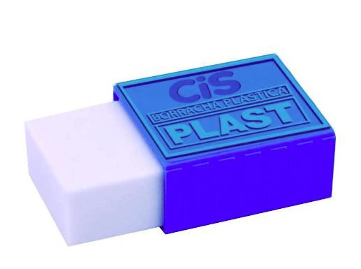 BORRACHA CIS - CINTA PLAST PEQ BRANCA