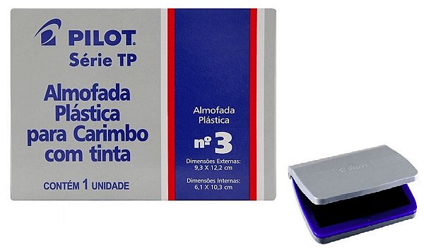 ALMOFADA PARA CARIMBO - AZUL