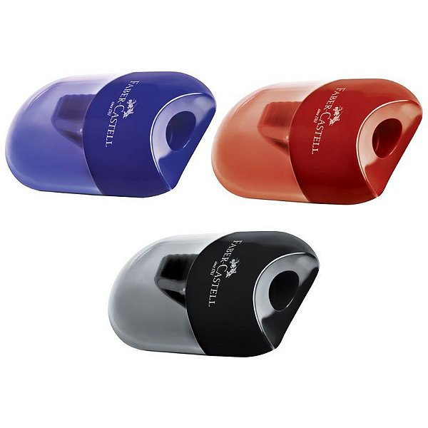 APONTADOR FABER - COM DEPOSITO MINI SHAPE