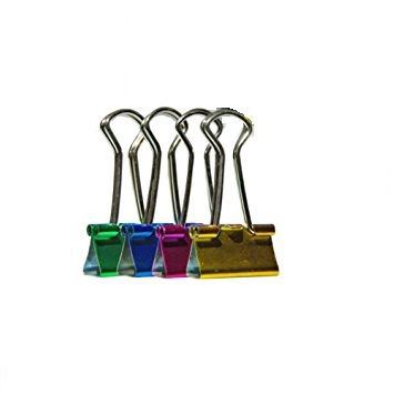 BINDER CLIPS 19MM COLOR CIS UNID