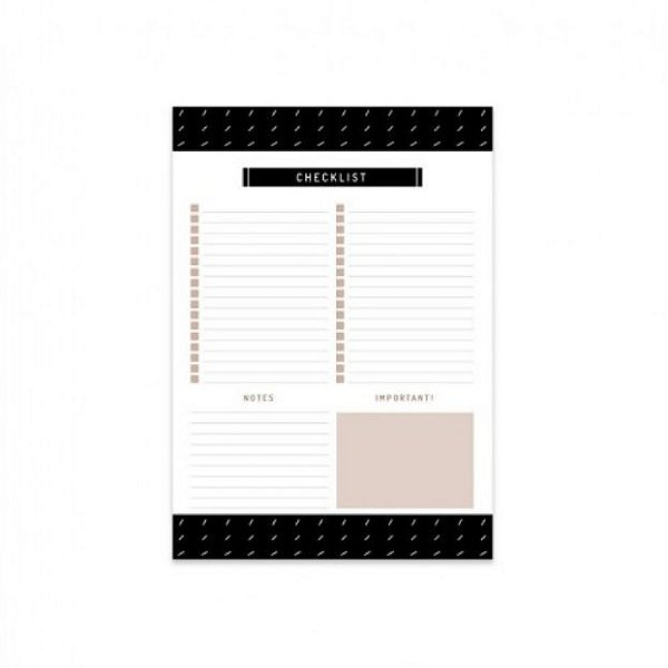 BLOCO OTIMA A4 BROCHURA NOIR CHECKLIST 30FLS
