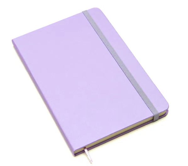 CADERNETA CICERO A5 PONTADO PASTEL LILAS 160PAG