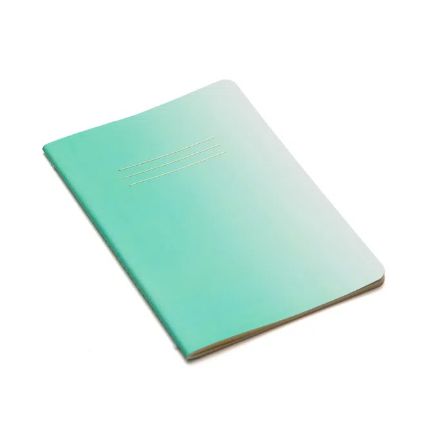 CADERNETA CICERO A5 S/PAUTA PASTEL DEGR VERDE 64PAG