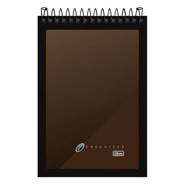 BLOCO TILIBRA A5 ESPIRAL CAPA DURA ORGANIZER C/ PAUTA