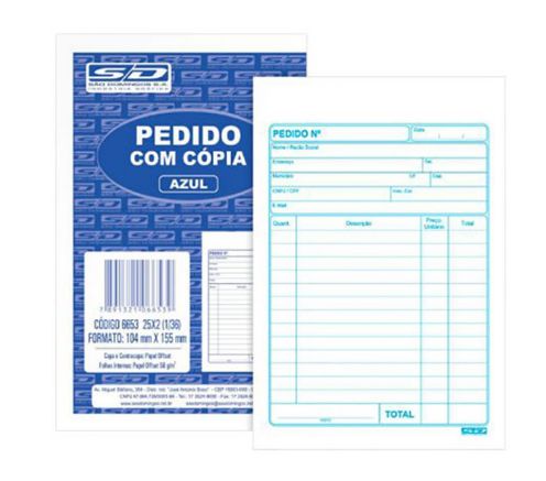 BLOCO DE PEDIDO SAO DOMINGOS C/ COPIA 1/36