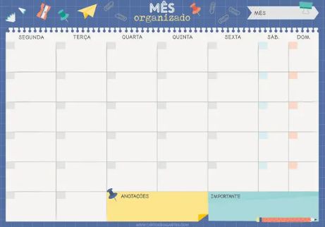 BLOCO MENSAL DE MESA BM79 CARTOES GIGANTES