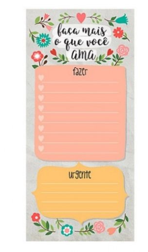 BLOCO NOTEPAD MAGNETICO NP02 CARTOES GIGANTES