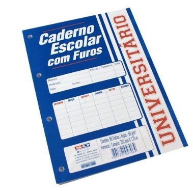 BLOCO P/ FICHARIO SAO DOMINGOS A4 96FLS BRANCO - SD