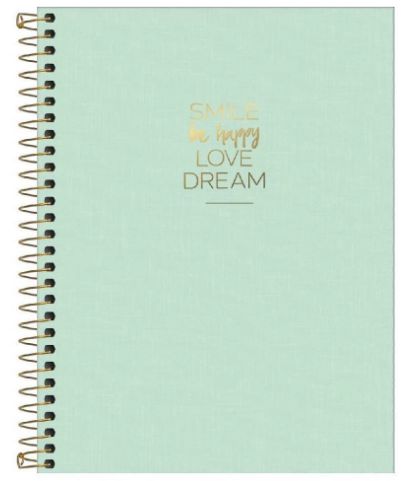 CADERNO TILIBRA COLEG HAPPY VERDE 1M CD