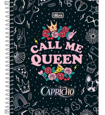 CADERNO TILIBRA COLLEGE ESPIRAL CD 10M CAPRI 80FLS