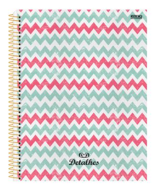 CADERNO COLLEGE ESPIRAL CD 1M DETALHES 112FL