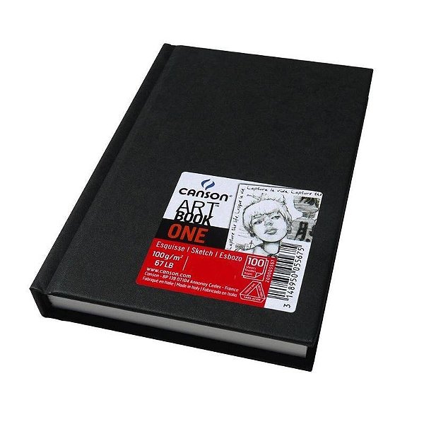 CADERNO DE DESENNHO A6 ART BOOK ONE CANSON 100G 96FLS