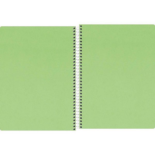 CADERNETA TILIBRA ESPIRAL CAPA FLEX S/P NEON VERDE 80FLS