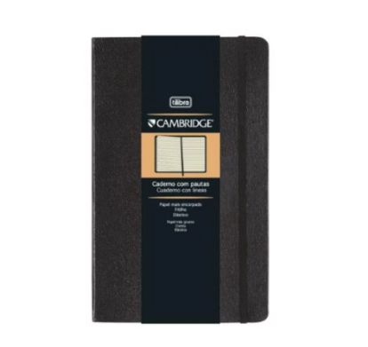 CADERNETA TILIBRA G C/PAUTA G CAMBRIDGE 80FLS