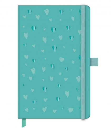 CADERNETA OTIMA PAPERTALK ROMANTIC PAUTADO - VERDE