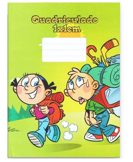 CADERNO A4 BROCHURA 1M CD - TAMOIO QUAD. ESTAMPADO