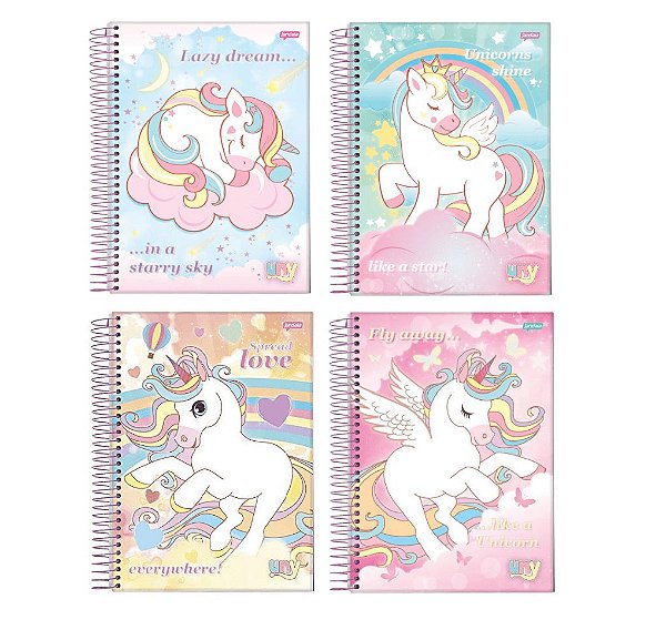 CADERNO A4 ESPIRAL 10M CD UNY 200FLS
