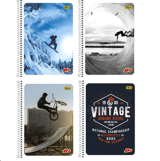 CADERNO TILIBRA A4 ESPIRAL 1M CF D+ 96FLS