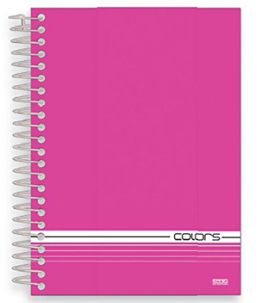 CADERNO A4 ESPIRAL PINK 10M CD COLORS 200F