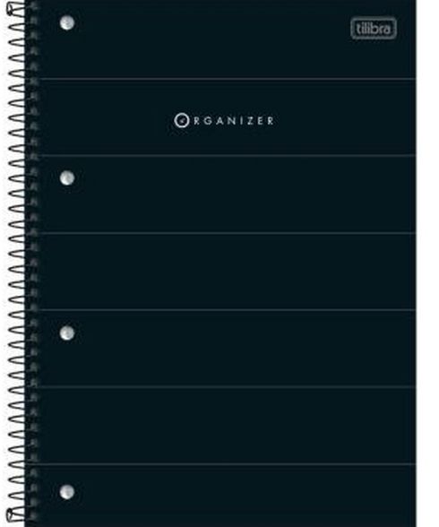 CADERNO TILIBRA A4 ESPIRAL UNIVERSITARIO ORGANIZER  80FLS