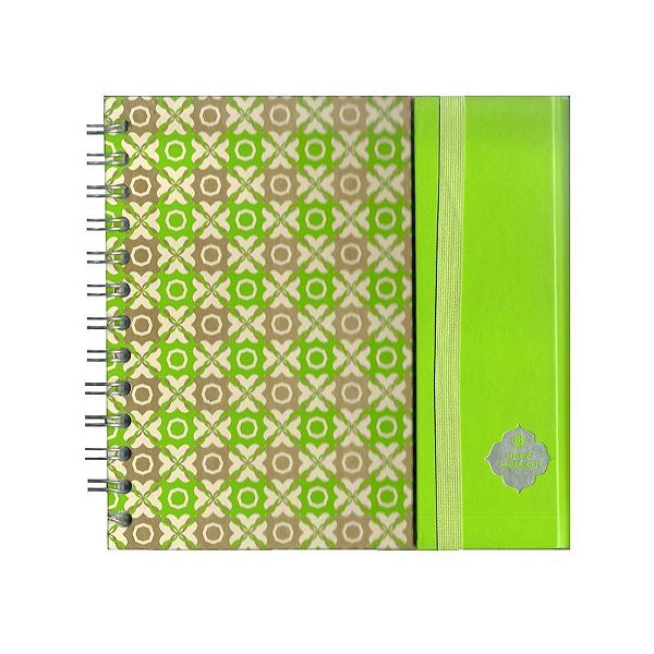 CADERNO ESPIRAL MOSAICOS 170 3652-2 VD