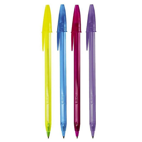 CANETA BIC FASHION COLORIDA