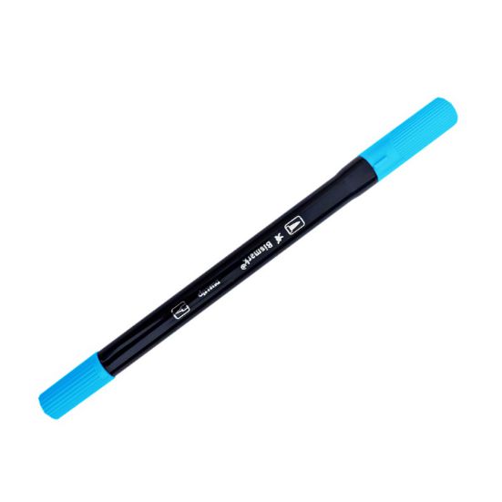 MARCADOR ARTISTICO BISMARK DUALTIP BRUSH #451 AZUL CLARO