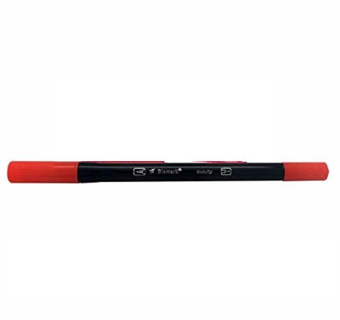 MARCADOR ARTISTICO BISMARK DUALTIP BRUSH #905 VERMELHO