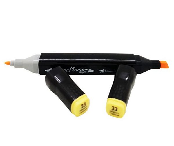 MARCADOR ARTISTICO BISMARK MARKER DUAL #033 MELON YELLOW