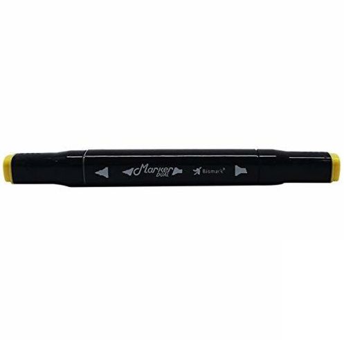 MARCADOR ARTISTICO BISMARK MARKER DUAL #037 PASTEL YELLOW