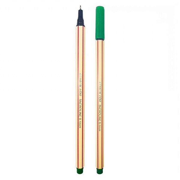 CANETA COMPACTOR 0,4MM MICROLINE - VERDE