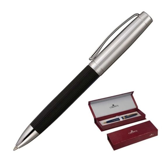 CANETA CROWN NEW KING YW10024P - PRETA