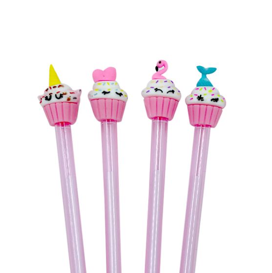 CANETA CUPCAKE GLITTER MAGICAL