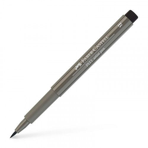 CANETA FABER PITT PINCEL - B CINZA QUENTE IV 273