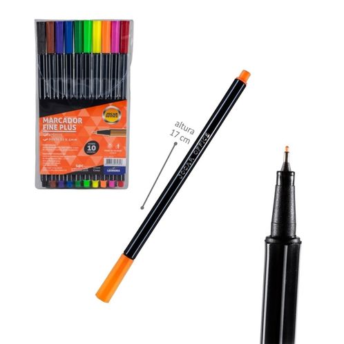 CANETA JOCAR OFFICE FINE PLUS UNID - CORES
