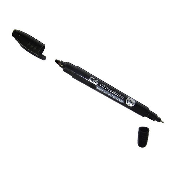 CANETA CIS P/ CD DUO MARKER- PRETA