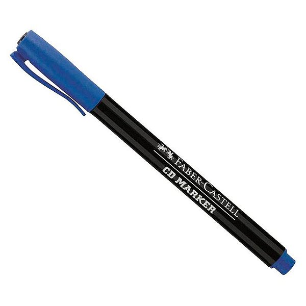 CANETA FABER P/ CD MEDIA - AZUL
