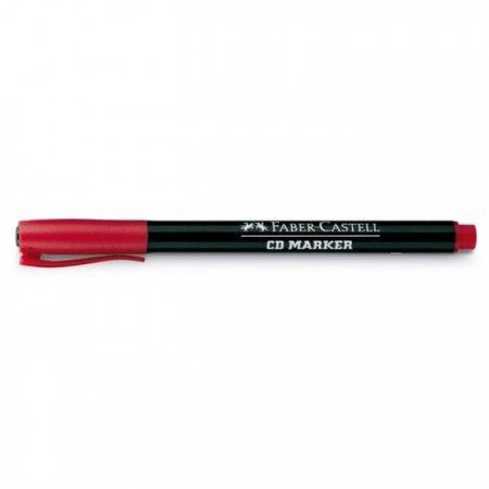 CANETA FABER P/ CD MEDIA - VERMELHA