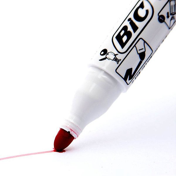 CANETA P/ QUADRO BRANCO BIC - VERMELHA