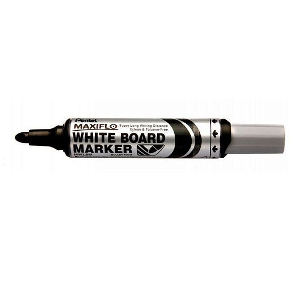 CANETA P/ QUADRO BRANCO PENTEL MAXIFLO - PRETA